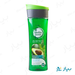 شامپو کراتینه رطوبت رسان موهای خشک و دارای موخوره آواکادو 300 گرمی هرباسنس