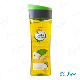 شامپو ضدشوره کراتینه حاوی عصاره های جنسینگ و زنجبیل 300 گرمی هرباسنس