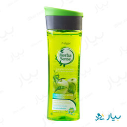 شامپو کراتینه موی چرب حاوی عصاره های چای سبز و سیب سبز 300 گرمی هرباسنس