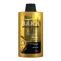 شامپو تثبیت کننده و محافظ موهای بلوند مدل Flashy Blonde حجم 400 میلی لیتری فولیکا