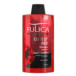 شامپو تثبیت کننده و محافظ موهای رنگ شده مدل Cutest Red حجم 400 میلی لیتری فولیکا