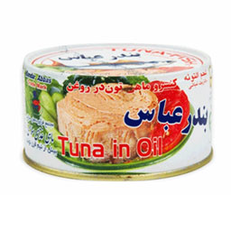 کنسرو ماهی تن در روغن مایع 180 گرمی بندر عباس