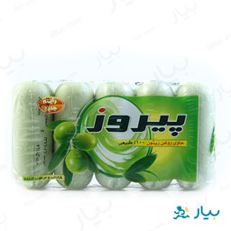 صابون زیتون 5 عددی 90گرمی پیروز