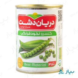 کنسرو نخود فرنگی 380 گرمی دریان دشت
