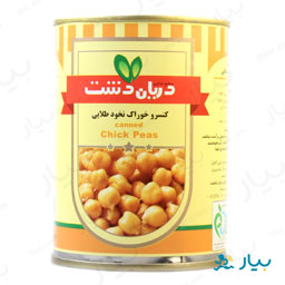 کنسرو خوراک نخود طلایی 380 گرمی دریان دشت