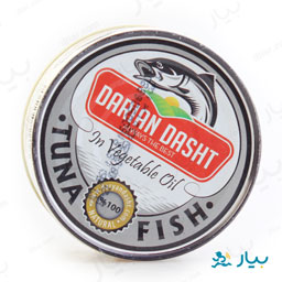 تن ماهی در روغن گیاهی 180 گرمی دریان دشت