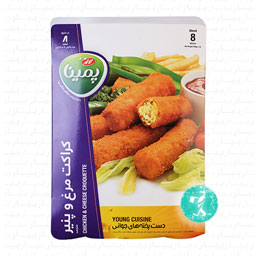 کراکت مرغ و پنیر 390 گرمی پمینا کاله