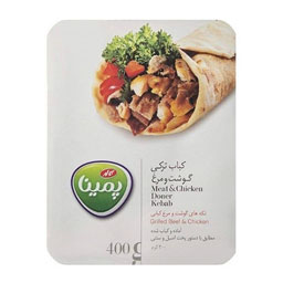 کباب ترکی گوشت ومرغ 400 گرمی کاله