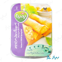 اسپرینگ رول مرغ و پنیر 480 گرمی پمینا کاله