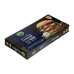 برگر گوسفندی 100 درصد گوشت به همراه پیاز و ادویه 500 گرمی پمینا کاله