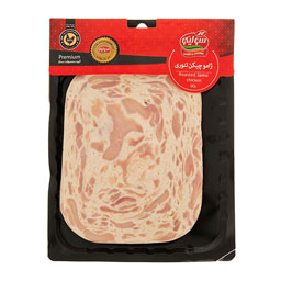 ژامبون چیکن تنوری 90 درصد گوشت مرغ سولیکو 400 گرم