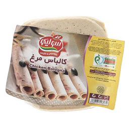 کالباس مرغ 60 درصد گوشت مرغ 300 گرمی سولیکو کاله