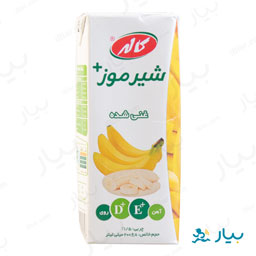 شیر موز غنی شده 200 میلی لیتری کاله