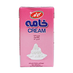 خامه پاکتی 125 گرمی کاله