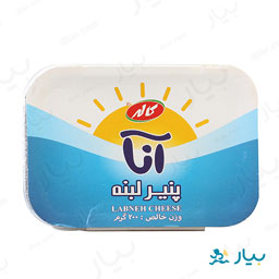 پنیر خامه ای لبنه آنا 200 گرمی کاله