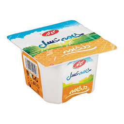 خامه عسلی پاستوریزه بیضی 100 گرمی کاله