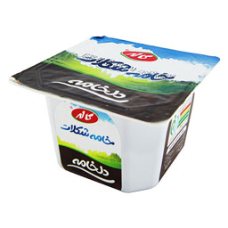 خامه شکلاتی دلخامه پاستوریزه سبک کاله 100 گرمی