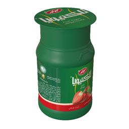 ماست لاکتیویا میوه ای توت فرنگی 150 گرمی کاله