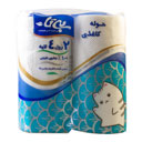 حوله کاغذی پوینت تو پوینت 2 رول 4 لایه بی تا