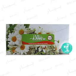 دستمال کاغذی (گلدار) صادراتی تیشو خارجی 200 برگ بی تا