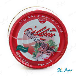 کنسرو تون سیر و فلفل 180 گرمی شیلانه