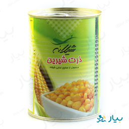 کنسرو ذرت شیرین با درب 380گرمی شیلانه