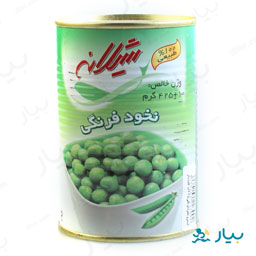 کنسرو نخود فرنگی با درب 425گرمی شیلانه