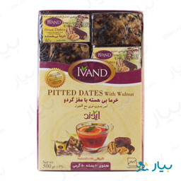 خرما بی هسته با مغز گردو 500 گرمی ایوند