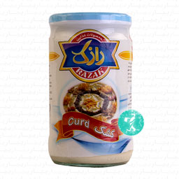 کشک شیشه ای 660 گرمی رازک