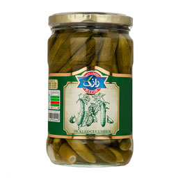 خیارشور درجه یک رازک 660 گرمی رازک