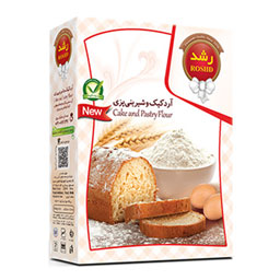 آرد شیرینی پزی 500 گرمی رشد
