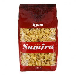 ماکارونی فرم گندمی 500 گرمی سمیرا
