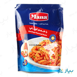 پاستا نیمه آماده فرمی با طعم کچاپ 145 گرمی مانا