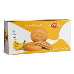 کلوچه با طعم موز جعبه مقوایی 4 عددی 200 گرمی نادی