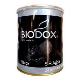 موم اپیلاسیون سیاه کنسروی حجم 800 میلی لیتری بیوداکس