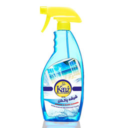 مایع شیشه شوی اسپری بطری پت 500 گرمی کنز