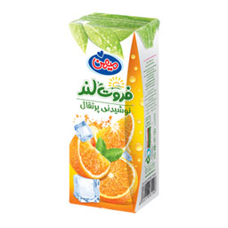 نوشیدنی پرتقال بدون پالپ 200 میلی فروت لند