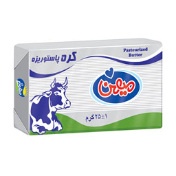 کره حیوانی پرچرب 25 گرمی لبنی میهن