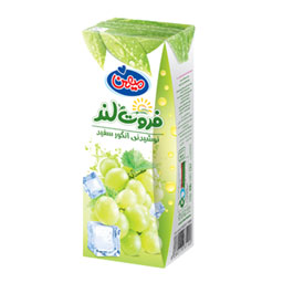 نوشیدنی انگورسفید 200 میلی فروت لند
