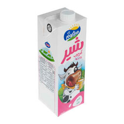 شیر استریلیزه کم چرب میلکیوم 1 لیتری میهن