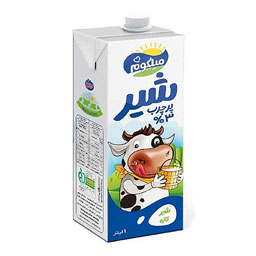 شیر استریلیزه پرچرب تتراپک میلکوم میهن 200 سی سی