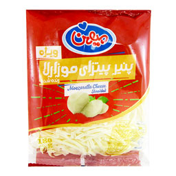 پنیر پیتزا موزارلا رنده شده ویژه 180 گرمی میهن