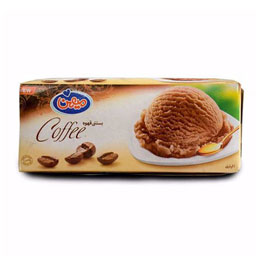 بستنی با طعم قهوه پاکت مقوایی 1 لیتری میهن