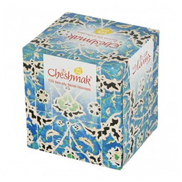 دستمال ماشین کاشی 2 لایه 100 برگ چشمک