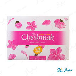 دستمال کاغذی طرح کاغذ سفید 2 لایه 100 برگ چشمک