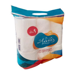 دستمال توالت 9 قلو رنگارنگ چشمک