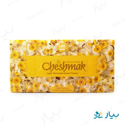 دستمال کاغذی دولایه نرگس 150 برگ چشمک