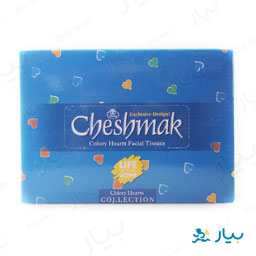 دستمال کاغذی مینی طرح قلب 100 برگ چشمک