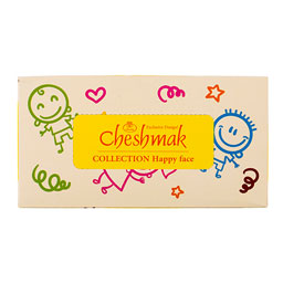 دستمال کاغذی مینی طرح هپی فیس دو لایه 100 برگ چشمک