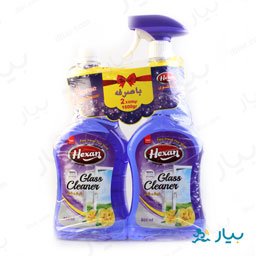 مایع شیشه شوی دوقلو 800 گرمی بنفش هگزان